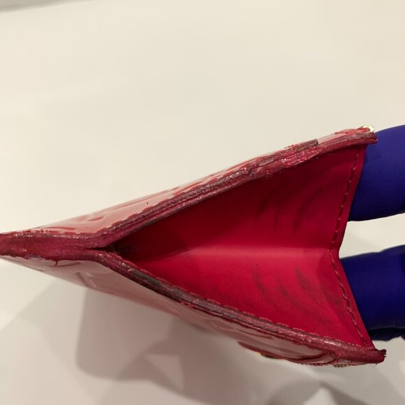 Louis Vuitton Red Vernis Key Cles Sku#84558 - Picture 10 of 12